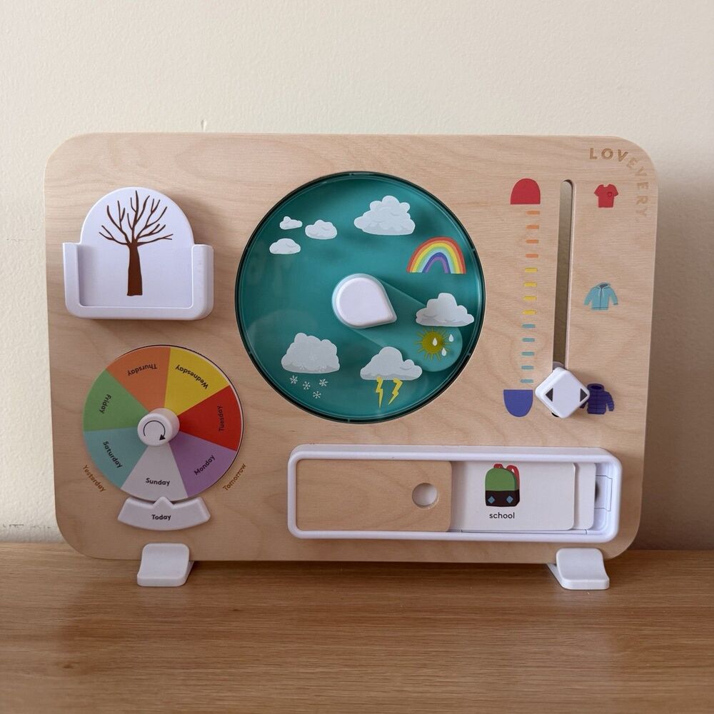 Lovevery Plan Ahead Wooden Weather Board Montessori The Observer Play Kit Learn